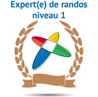Expert(e) de randos niveau 1 Expert(e) de randos niveau 1