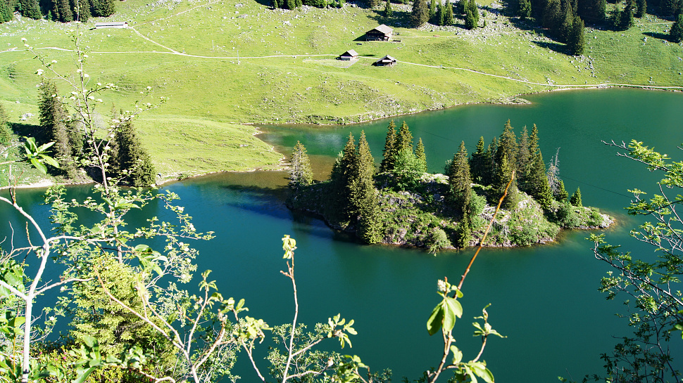 Ronde vers l'Oberstockensee et au Hinterstockensee