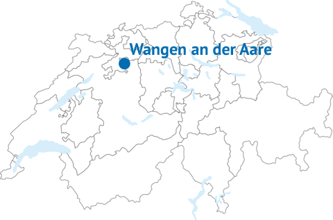 Position de Wangen an der Aare